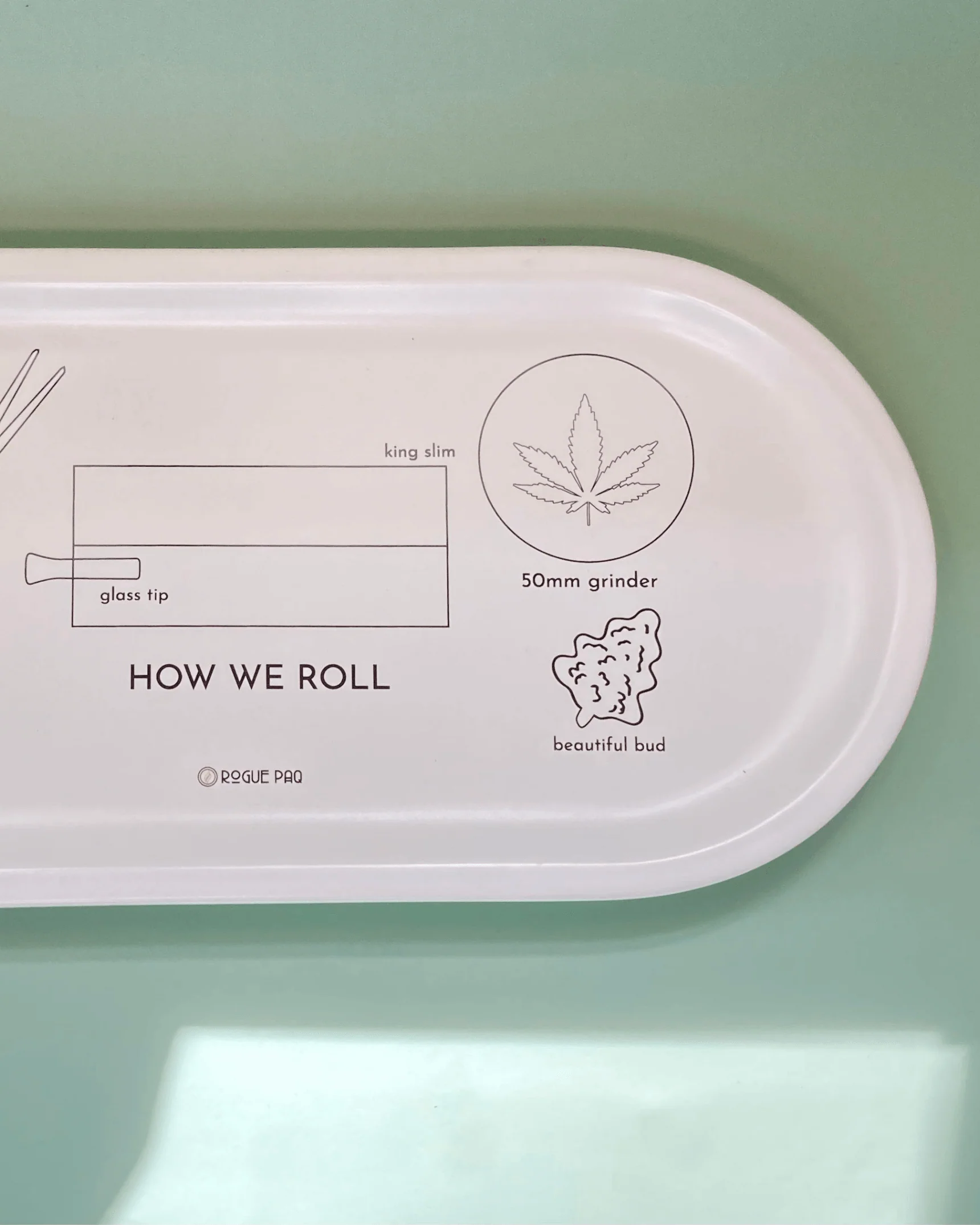 How We Roll Ceramic Tray - Image 5